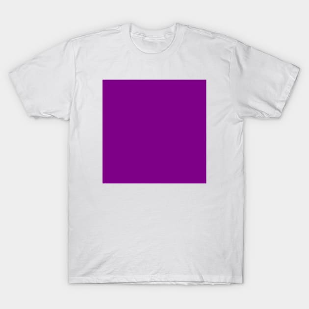 Dark Magenta Purple T-Shirt by Gsallicat